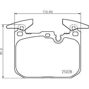 Brake Pads, Brembo Front Brake Pads (Full set for Front Axle)   P06098, Brembo