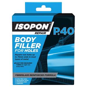 Maintenance, P40 Body Filler for Holes   100ml, ISOPON