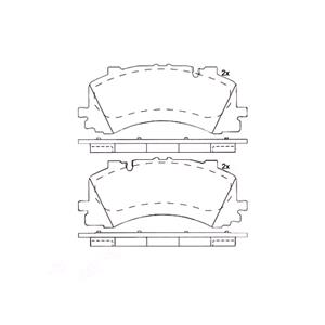 Brake Pads, Brembo Front Brake Pads (Full set for Front Axle)   P85170, Brembo