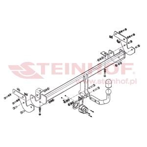 Tow Bars And Hitches, Steinhof Towbar (fixed with 2 bolts) for Peugeot 208, 2012 Onwards, Steinhof