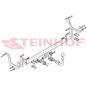 Tow Bars And Hitches, Steinhof Automatic Detachable Towbar (horizontal system) for Peugeot 508 SW, 2010 Onwards, Steinhof