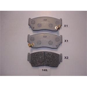 Brake Pads, Japanparts Front Brake Pads (Full set for Front Axle), Japanparts