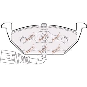 Brake Pads, APEC braking Front Brake Pads (Full set for Front Axle), APEC