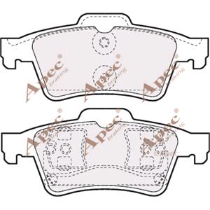 Brake Pads, APEC Rear Brake Pads (Full set for Rear Axle)   PAD1195, APEC