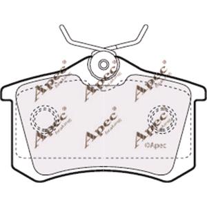 Brake Pads, APEC Rear Brake Pads (Full set for Rear Axle)   PAD1256, APEC