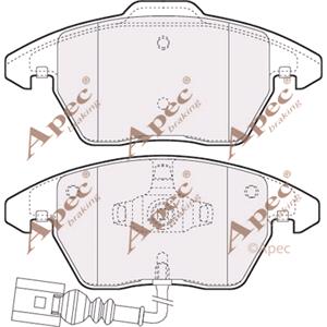 Brake Pads, APEC braking Front Brake Pads (Full set for Front Axle), APEC