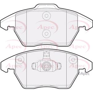 Brake Pads, APEC Front Brake Pads (Full set for Front Axle)   PAD1398, APEC