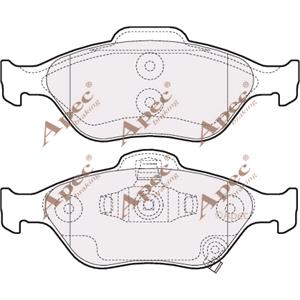 Brake Pads, APEC braking Front Brake Pads (Full set for Front Axle), APEC