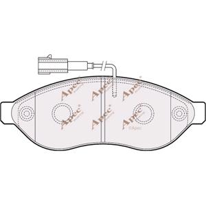 Brake Pads, APEC Front Brake Pads (Full set for Front Axle)   PAD1567, APEC