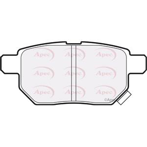 Brake Pads, APEC braking Rear Brake Pads (Full set for Rear Axle), APEC