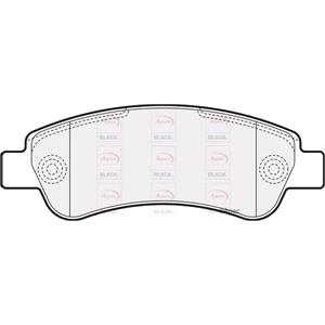 Brake Pads, APEC BLACK Rear Brake Pads (Full set for Rear Axle)   PAD1589B, APEC