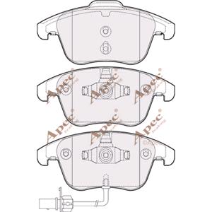 Brake Pads, APEC braking Front Brake Pads (Full set for Front Axle), APEC