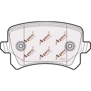 Brake Pads, APEC Rear Brake Pads (Full set for Rear Axle)   PAD1654, APEC