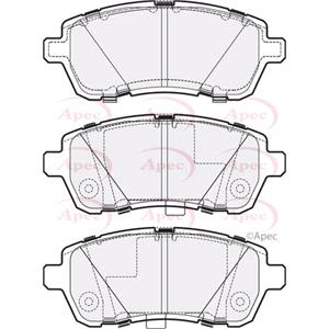 Brake Pads, APEC Front Brake Pads (Full set for Front Axle)   PAD1835, APEC