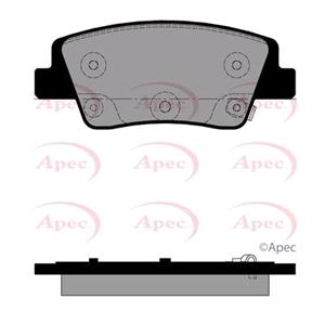Brake Pads, APEC Rear Brake Pads (Full set for Rear Axle)   PAD2596, APEC