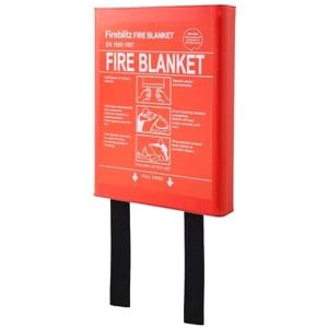 Caravan Accessories, Fire Blanket in Hard Case   1 x 1m, FIREBLITZ