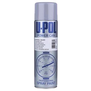 Paints, POWER CAN Alloy Silver Metallic Finish   500ml, U POL