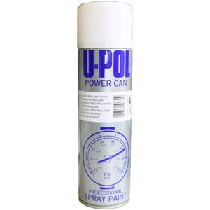 Maintenance, POWER CAN Top Coat   Gloss White   500ml, U POL