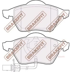 Brake Pads, BrakeFit (APEC Blue) Front Brake Pads (Full set for Front Axle)   PD3015, BrakeFit