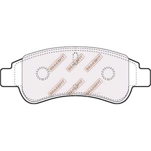 Brake Pads, BrakeFit (APEC Blue) Front Brake Pads (Full set for Front Axle)   PD3059, BrakeFit