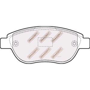 Brake Pads, BrakeFit (APEC Blue) Front Brake Pads (Full set for Front Axle)   PD3060, BrakeFit