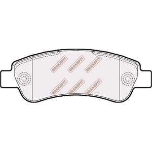 Brake Pads, BrakeFit (APEC Blue) Rear Brake Pads (Full set for Rear Axle)   PD3109, BrakeFit