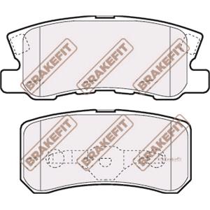 Brake Pads, BrakeFit (APEC Blue) Rear Brake Pads (Full set for Rear Axle)   PD3181, BrakeFit