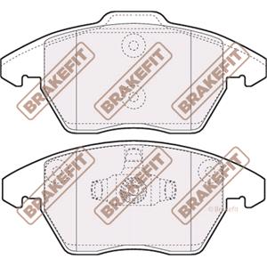Brake Pads, BrakeFit (APEC Blue) Front Brake Pads (Full set for Front Axle)   PD3195, BrakeFit