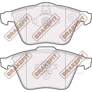 Brake Pads, BrakeFit (APEC Blue) Front Brake Pads (Full set for Front Axle)   PD3198, BrakeFit