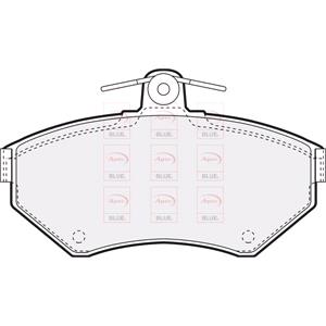 Brake Pads, APEC Front Brake Pads (Full set for Front Axle)   PD3802, APEC