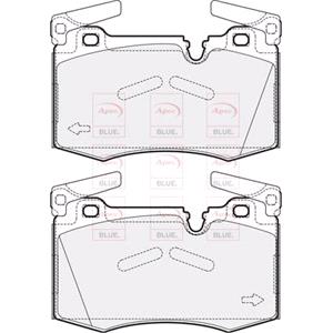 Brake Pads, APEC Front Brake Pads (Full set for Front Axle)   PD4271, APEC