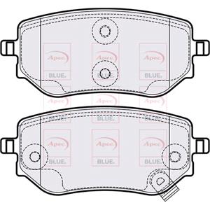 Brake Pads, APEC Rear Brake Pads (Full set for Rear Axle)   PD4286, APEC
