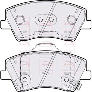 Brake Pads, APEC Front Brake Pads (Full set for Front Axle)   PD4300, APEC