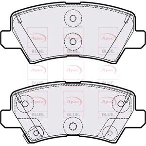 Brake Pads, APEC Rear Brake Pads (Full set for Rear Axle)   PD4301, APEC