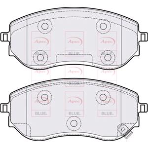 Brake Pads, APEC Front Brake Pads (Full set for Front Axle)   PD4302, APEC