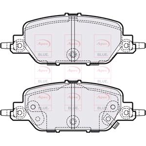 Brake Pads, APEC Rear Brake Pads (Full set for Rear Axle)   PD4304, APEC