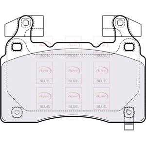 Brake Pads, APEC Front Brake Pads (Full set for Front Axle)   PD4308, APEC