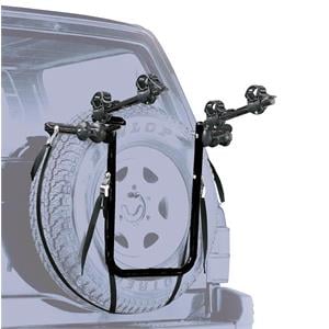 Bike Racks, Peruzzo 4x4 black wheel mounted bike rack (spare wheel mount) - 2 bikes, Peruzzo