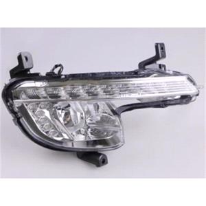 Lights, Right Front Fog / Indicator Lamp (With DRL, Takes H8 / PY1W / P13W Bulbs) for Peugeot 508 2011 on, 