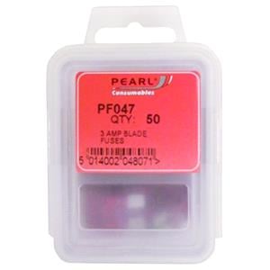 Fuses, Fuses   Standard Blade   3A   Pack Of 50, PEARL CONSUMABLES