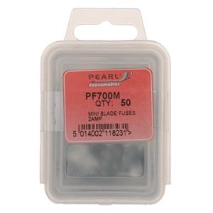 Fuses, Fuses   Mini Blade   2A   Pack Of 50, PEARL CONSUMABLES