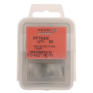 Fuses, Fuses   Mini Blade   7.5A   Pack Of 50, PEARL CONSUMABLES