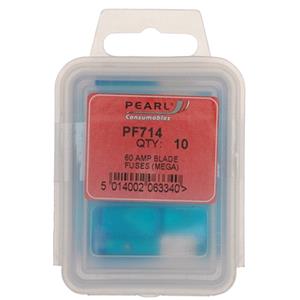Fuses, Pearl Fuses   Maxi Blade   60A   Pack Of 10, PEARL CONSUMABLES