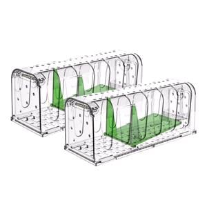 Pest Control, Pest Free Zone Clear Live Capture Mouse Trap   Pack of 2, 