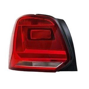 Lights, Left Rear Lamp (Bright Red, Original Equipment) for Volkswagen Polo 2014 on, 