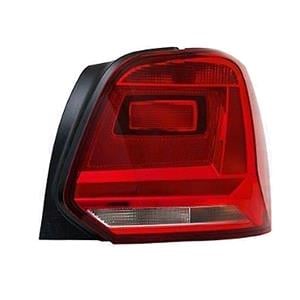 Lights, Right Rear Lamp (Bright Red, Original Equipment) for Volkswagen Polo 2014 on, 