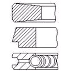 Piston Ring Kit, FAI AutoParts Piston Ring Kit   PR37000, FAI AutoParts