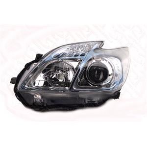Lights, Left Headlamp (Halogen, Takes H11 & HB3 Bulbs, With Loadlevel Adjustment, Supplied Without Motor or Bulbs) for Toyota PRIUS MPV 2012 on, 