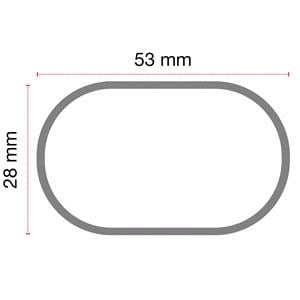 Complete G3 Steel Roof Bar System for cars with integrated solid rails