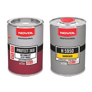 Body Repair and Preparation, NOVOL Protect 360 Epoxy Primer & Hardener Kit, 0.8 + 0.8 Litre, Novol